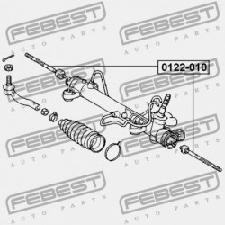 KORMÁNYRÚD TOYOTA AVENSIS AZT25 2003.07-2008.11 JP 45503-0F010