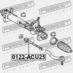 KORMÁNYRÚD TOYOTA KLUGER L/V ACU2,MCU2 2000.11-2007.05 JP 45503-49125