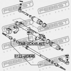 KORMÁNYRÚD TOYOTA TUNDRA GSK30,UCK3,4,VCK30,40 1999.02-2006.10 US 45503-09240