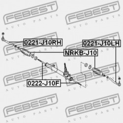 KORMÁNYRÚD NISSAN QASHQAI J10E 2006.12-2013.12 EL D8521-JG00A