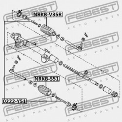 KORMÁNYRÚD NISSAN Q70/M Y51 2012.01-GR D8521-1MA0A