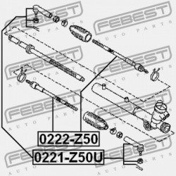 KORMÁNYRÚD NISSAN MURANO Z50 2002.09-2007.10 KB. 48521-CB027