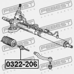 KORMÁNYRÚD HONDA CR-V RD1 1996-2001 GN 53010-S10-000