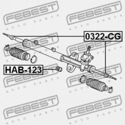 KORMÁNYRÚD HONDA ACCORD CL3 2001-2002 EU 53600-S1A-G05