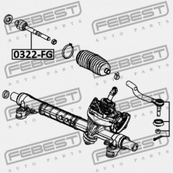 KORMÁNYRÚD HONDA CIVIC FK2 2009-2013 GN 53010-TV0-E01