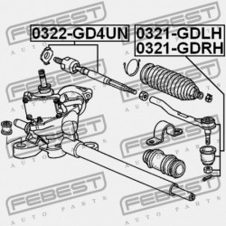 KORMÁNYRÚD HONDA FIT ALMAS GD1 2002-2008 JP 53010-SAA-J01