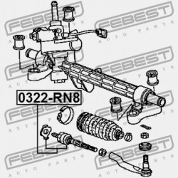 KORMÁNYRÚD HONDA STREAM RN6 2007-2013 JP 53010-SMA-003