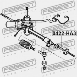 KORMÁNYRÚD MITSUBISHI IAI HA1W 2005.12- JPN 4422A035