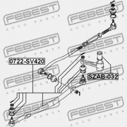 KORMÁNYRÚD SUZUKI SIDEKICK SE416 1996-1998 48850-77E00
