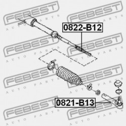 KORMÁNYRÚD SUBARU IMPREZA G11 2000.02-2007.04 JP 34160-FE020