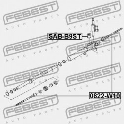 KORMÁNYRÚD SUBARU IMPREZA G12 2007.03- JP 34160-XA000