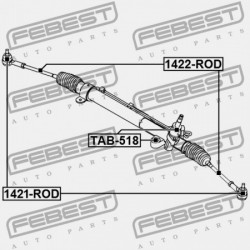 KORMÁNYRÚD SSANG YONG RODIUS/STAVIC 2002-2013 4650021009