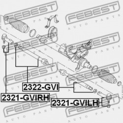 KORMÁNYRÚD AUDI A3/S3/SPORTB./LIM./QU 1997-2003 RDW AUDI A3/S3/SPORTB./LIM./QU 1997-2003 RDW 1J0422803B