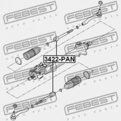 KORMÁNYRÚD PORSCHE PANAMERA 2009-2016 970.347.13300