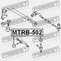 KORMÁNYRÚDVÉG GUMI MITSUBISHI CHALLENGER K90 1996.05-2001.08 JPN MB673027