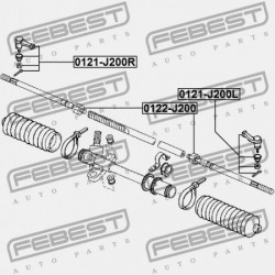 NYAKRÚDVÉG BAL OLDALI TOYOTA RUSH J200E,J210E 2006.01- JP 45047-B9270