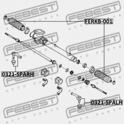 JOBB OLDALI NYAKRÚDVÉG DAIHATSU ATRAI 7 S221G/S231G 2000-2004 45047-87510