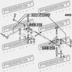 KORMÁNYRÚDVÉG NISSAN ATLAS/ATLAS/CONDOR F23 1992.01-2007.06 JP 48510-3T525
