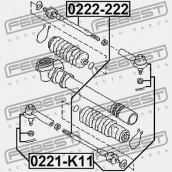KORMÁNYRÚDVÉG NISSAN MARCH K11 1992.01-2002.02 JP 48520-41B25