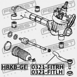 JOBB OLDALI KORMÁNYRÚDVÉG HONDA STREAM RN6 2007-2013 JP 53540-SMA-013