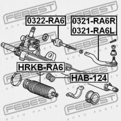 KORMÁNYRÚDVÉG JOBBRA HONDA AVANCIER TA1 1983-1987 JP 53540-S4X-003