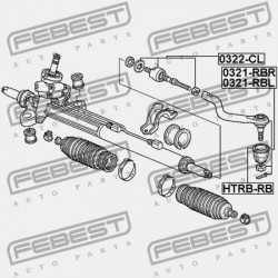 JOBB OLDALI KORMÁNYRÚDVÉG HONDA ODYSSEY RB1 2004-2008 JP 53540-SFE-003