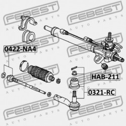 KORMÁNYRÚDVÉG HONDA RIDGELINE YK1 2009-2014 GN 53540-SJC-A01