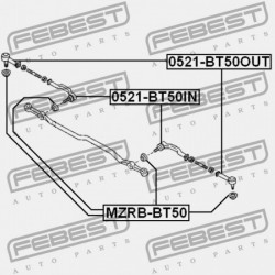 KORMÁNYRÚDVÉG MAZDA BT-50 UN 2006-2008 EU UR56-32-250