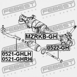 KORMÁNYRÚDVÉG BALRA MAZDA ATENZA SEDAN & SPORT GH 2007-2009 JP GS1D-32-290