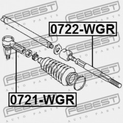 KORMÁNYRÚDVÉG SUZUKI BALENO/ESTEEM SY413/SY415/SY416/SY418/SY419 1995-2001 48810-76G00