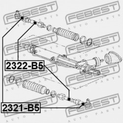 KORMÁNYRÚDVÉG AUDI A4/AVANT 2001-2008 CA 4F0419811E