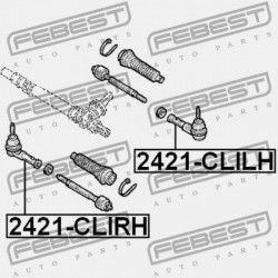RÚDVÉG BAL OLDALI RENAULT CLIO II 1998-2005 7701474492
