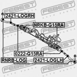 KORMÁNYRÚDVÉG JOBB OLDALI RENAULT LOGAN 2005-2013 6001550443