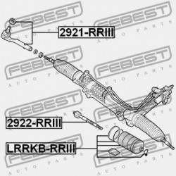 KORMÁNYRÚDVÉG LAND ROVER RANGE ROVER III 2002-2012 QJB500050