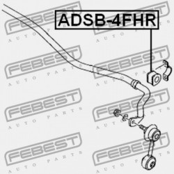 HÁTSÓ STABILIZÁTOR PERSELY AUDI A6 2005-2011 MEX 4D0511327C