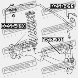 HÁTSÓ STABILIZÁTOR PERSELY KÉSZLET MERCEDES BENZ ML-OSZTÁLY 163 1998-2005 A1633200011
