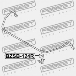 HÁTSÓ STABILIZÁTOR PERSELY MERCEDES BENZ E-OSZTÁLY 210 4 MATIC 1996-2002 A2103260881