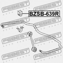 HÁTSÓ STABILIZÁTOR PERSELY MERCEDES BENZ VITO/VIANO 639 2003-2014 A6393261081