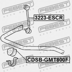 STABILIZÁTOR PERSELY CADILLAC ESCALADE (4WD) 1997- EU 14062929