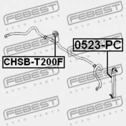 ELSŐ STABILIZÁTOR PERSELY CHEVROLET AVEO SEDAN 2004-2006 MEX 96653351