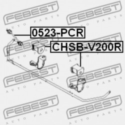 HÁTSÓ STABILIZÁTOR PERSELY CHEVROLET EPICA 2004-2010 EU 96475983