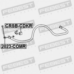 HÁTSÓ STABILIZÁTOR PERSELY JEEP GRAND CHEROKEE III 2004-2010 52089485AE