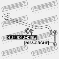 ELSŐ STABILIZÁTOR PERSELY JEEP GRAND CHEROKEE III 2004-2010 52089465AC