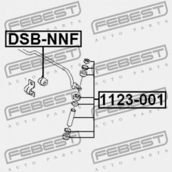 ELSŐ STABILIZÁTOR PERSELY DAEWOO NEXIA ÚJ 2009-2016 96191890
