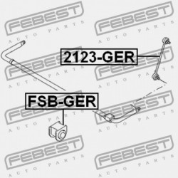HÁTSÓ STABILIZÁTOR PERSELY FORD MONDEO GE 2000-2007 EU 1124418