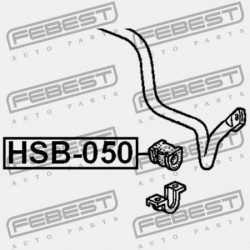 HONDA ACCORD 4D CF3 JP ELSŐ STABILIZÁTOR PERSELY HONDA ACCORD 4D CF3 JP 51306-S87-A01