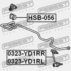 HÁTSÓ STABILIZÁTOR PERSELY HONDA PILOT YF1 2003-2007 US 52306-S3V-A00