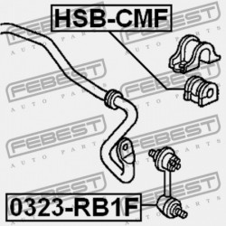 HONDA ACCORD TOURER CM2 2003-2008 EU ELSŐ STABILIZÁTOR PERSELY HONDA ACCORD TOURER CM2 2003-2008 EU 51306-SED-004
