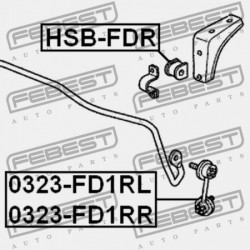HÁTSÓ STABILIZÁTOR PERSELY HONDA CIVIC 4D FD1 2006-2014 JP 52306-SNG-J01
