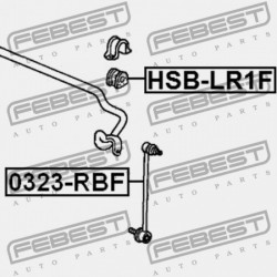 ELSŐ STABILIZÁTOR PERSELY HONDA ODYSSEY RL1 1999-2003 US 51306-S0X-A02